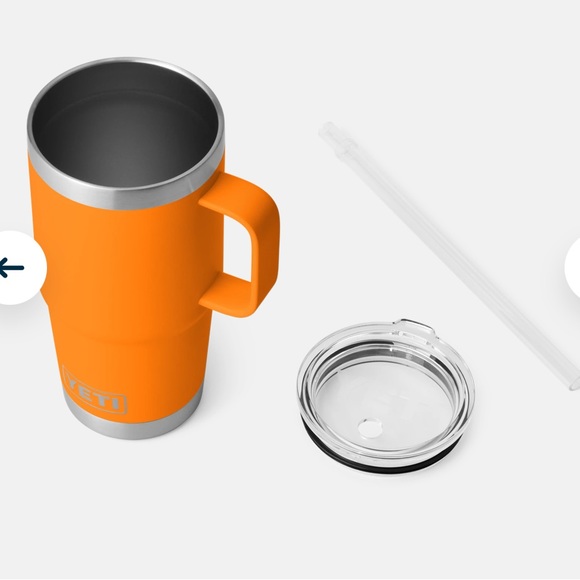 NWT YETI king crab orange RAMBLER 25oz
739 ML STRAW MUG
WITH STRAW LID - Picture 11 of 12